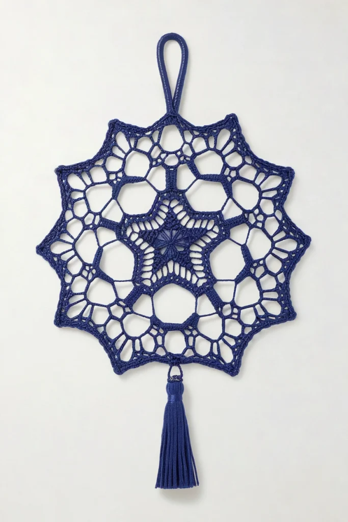 A photo of a blue star crochet lace bag EUvYfb8kVfOv4lZl0y u5Q fYigvFqAR46vvb6jFpKCsw