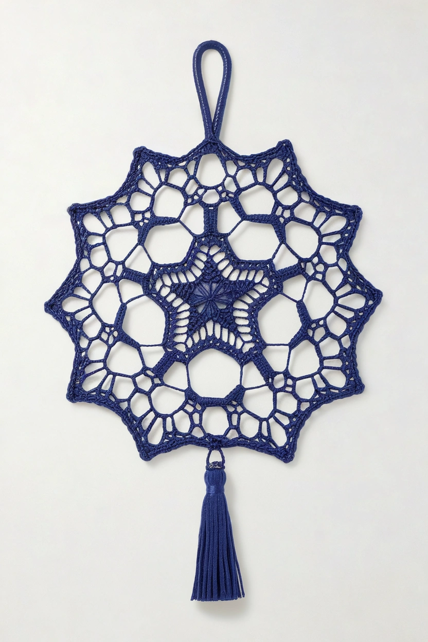 A photo of a blue star crochet lace bag EUvYfb8kVfOv4lZl0y u5Q fYigvFqAR46vvb6jFpKCsw