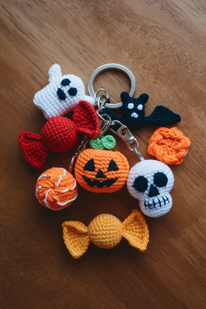A photo of a crochet candy keychain with LMLoaO yUye BSIUvH27OQ r IPoAWTw6yMhnSDcIhcg cover