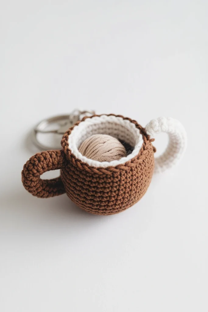 A photo of a crochet keychain with a min 5 dDI9KeXz 13Zh7n1kzLA MUENBheSTaytFuSFS9743A cover