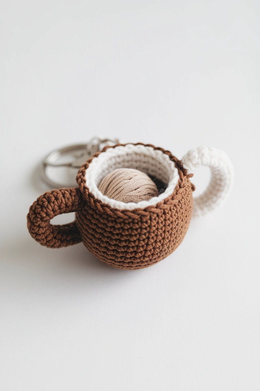 A photo of a crochet keychain with a min 5 dDI9KeXz 13Zh7n1kzLA MUENBheSTaytFuSFS9743A cover