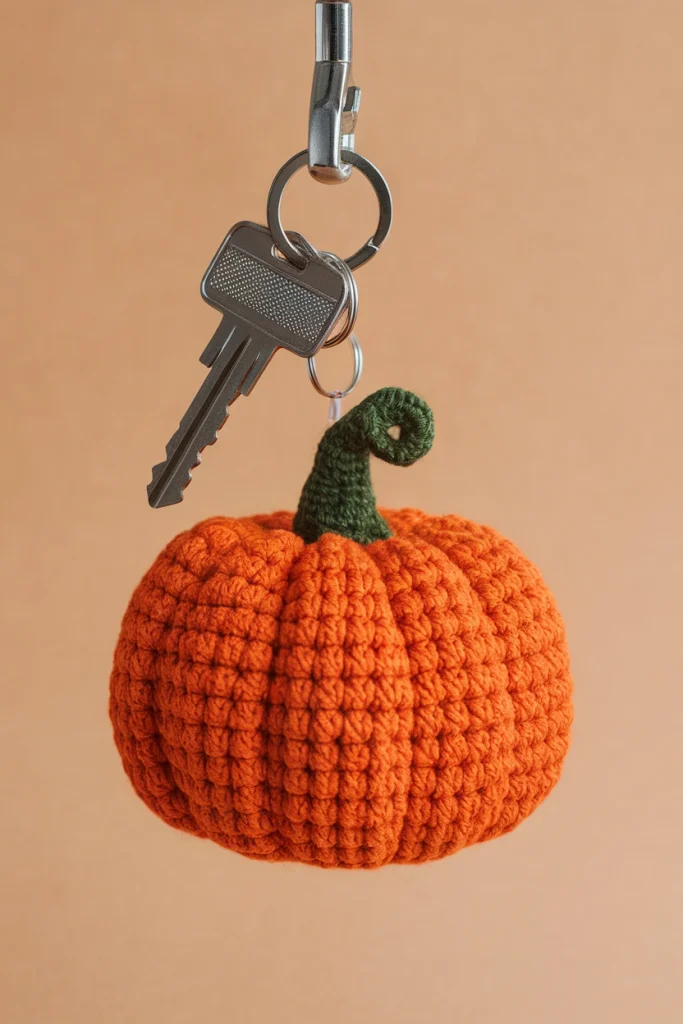 A photo of a crochet pumpkin keychain th VPf34AKdVjKgckMTwhl3Hg yjX1QxXcT8yEOJXJzjJqtw