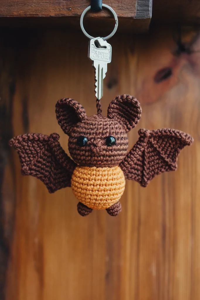A photo of a crocheted bat keychain the AExbDIiuWpSNgYrNkRe kw uW4BjFhoSWOMi5JJIfg33Q cover