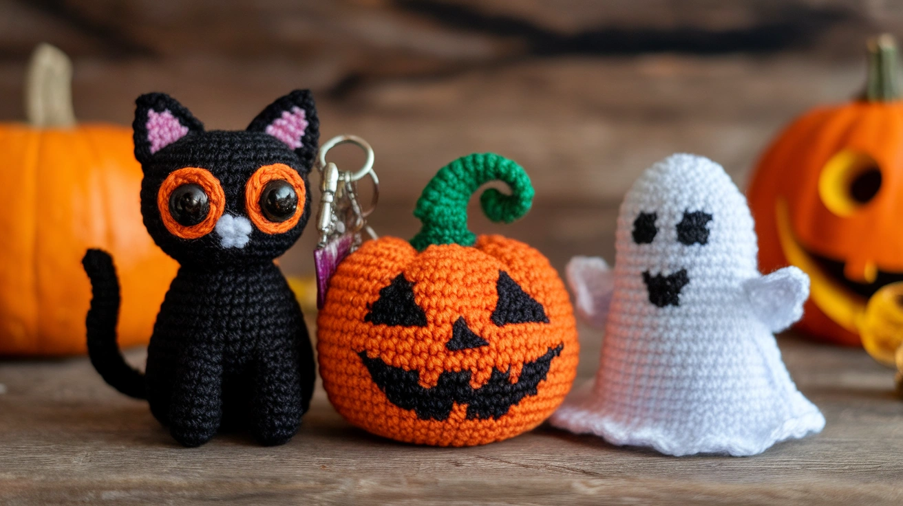 10 Halloween Crochet Keychain Patterns for Spooky Season