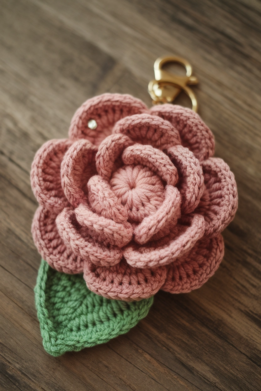 A photo of a large crochet flower keycha ZFLEkuavWniZ7tg6zOnB1w Ss9atwDZSG20L2635HBEAA