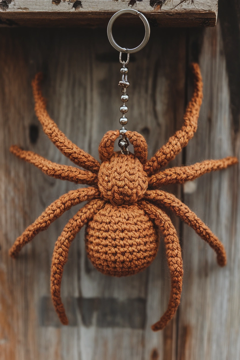 A photo of a spider keychain made with c KLDBxc5vVhm1AcE51AYWEA x0qiGZkJT4SFc1RLLYk3aA cover