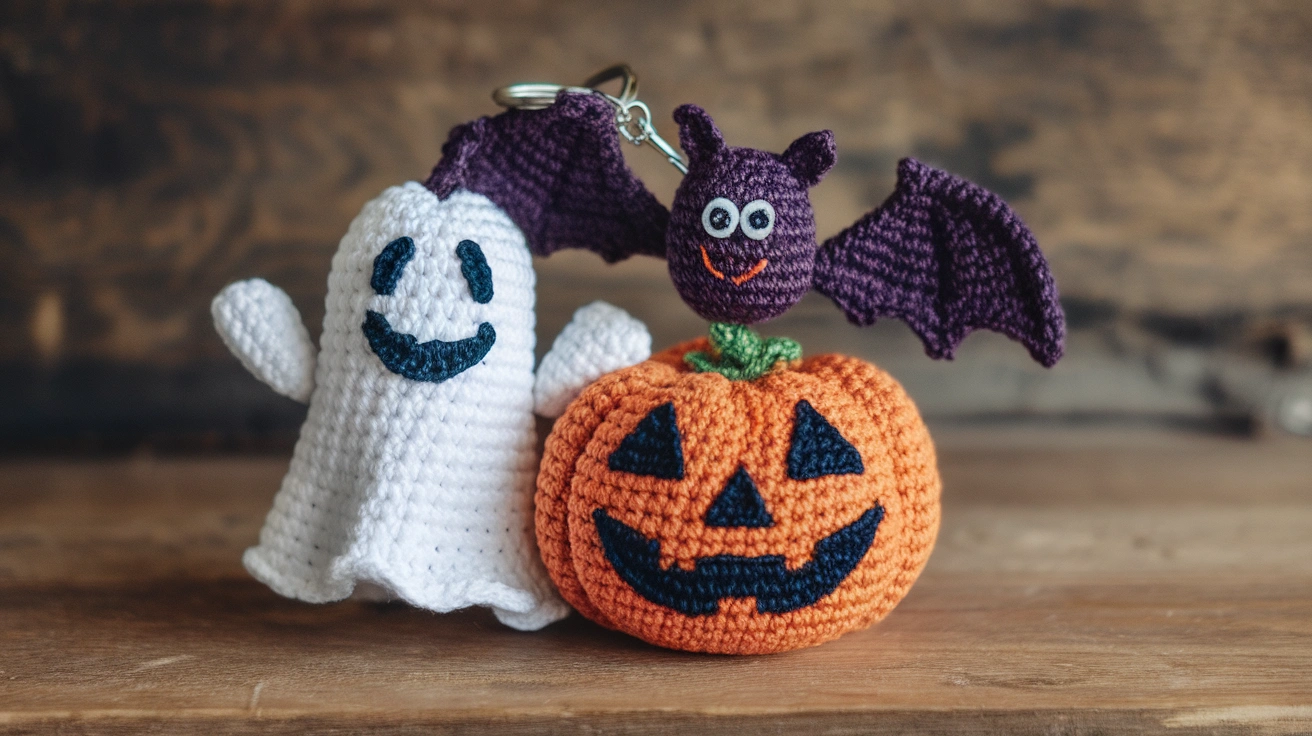10 Spooky Crochet Keychain Ideas to Make for Halloween