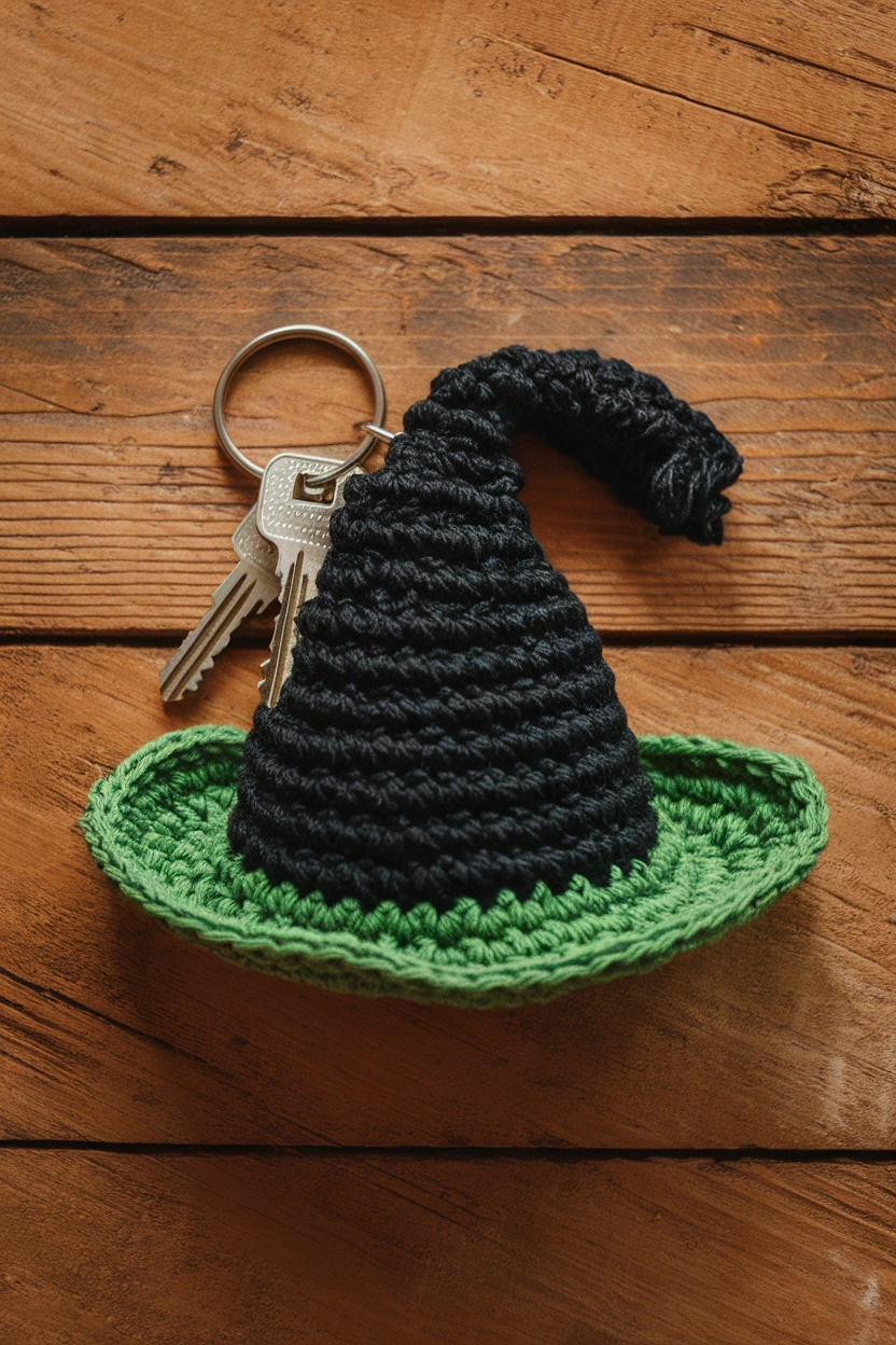 A photo of a witch hat keychain made wit zsqRNwqMXEmXaVTF9Sxu Q iHFRTobuTiOH3kTUWTZaYQ cover