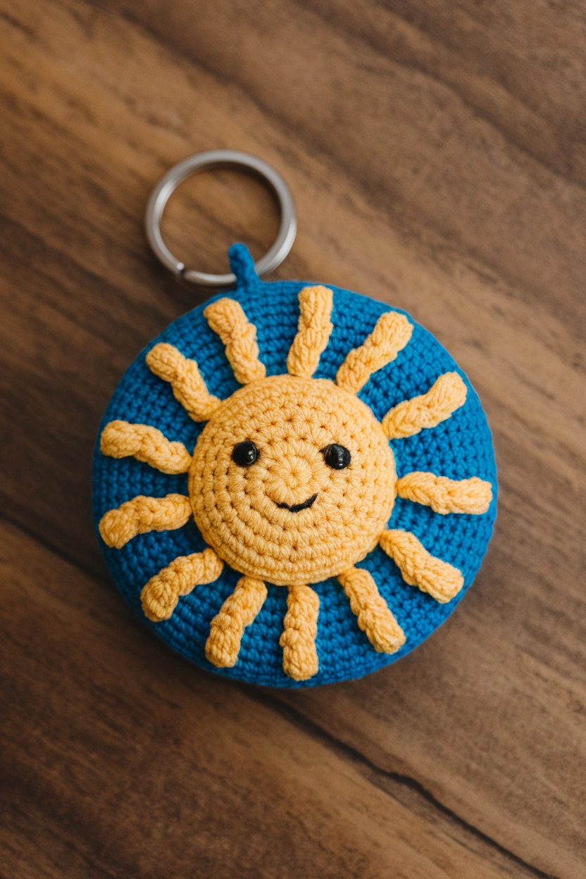 A photo of the sun keychain by fay lyth B 9aUmraUHS9EQC9gD2usg dSsBW79 RvK7Er0qE8Y0JA cover